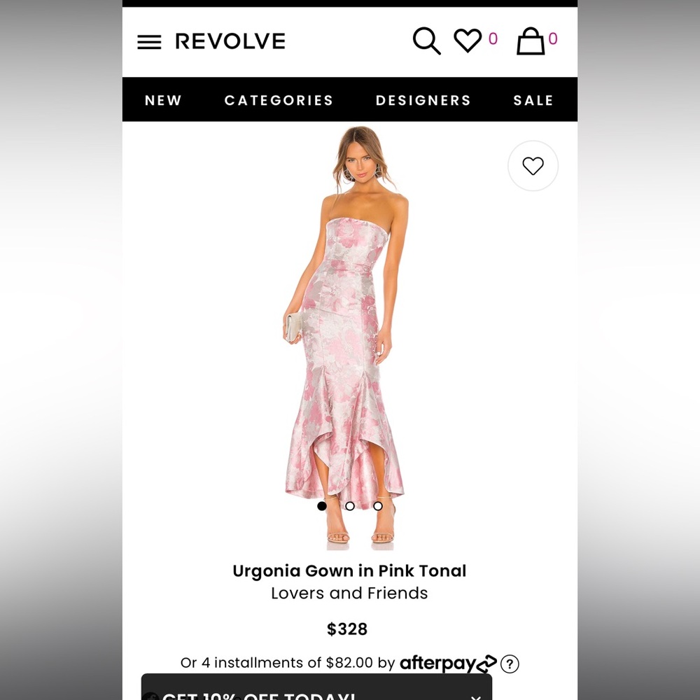 Revolve lovers & friends urgonia gown